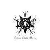 BVH PentaHelm Bubble-free stickers - Between Valhalla and Hel