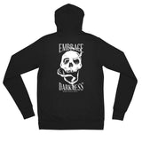 Embrace Darkness Unisex zip hoodie - Between Valhalla and Hel