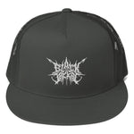 Black jackal Trucker Hat (Charcoal Grey)