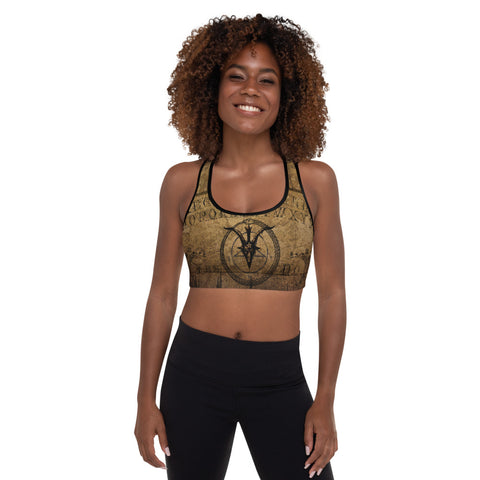 Ouija Padded Sports Bra - Between Valhalla and Hel