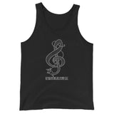 Norse Clef Tank Top (white) - Between Valhalla and Hel