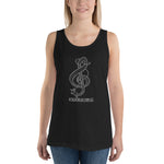 Norse Clef Women's Tank Top (white) - Between Valhalla and Hel