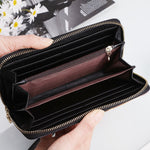 Valkyrie  PU Leather Wallet around Long Clutch Purse - Between Valhalla and Hel